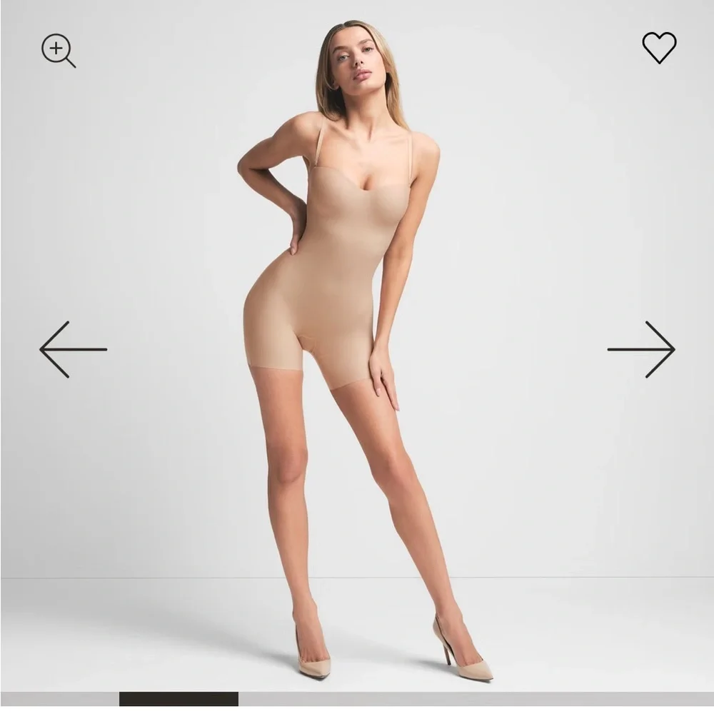 SKIMS BODY CORE SCULPT UNDERWIRE MID THIGH BODYSUIT S - Picture 2 of 11